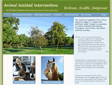 Tablet Screenshot of equine-animal-assisted-therapy.org.uk